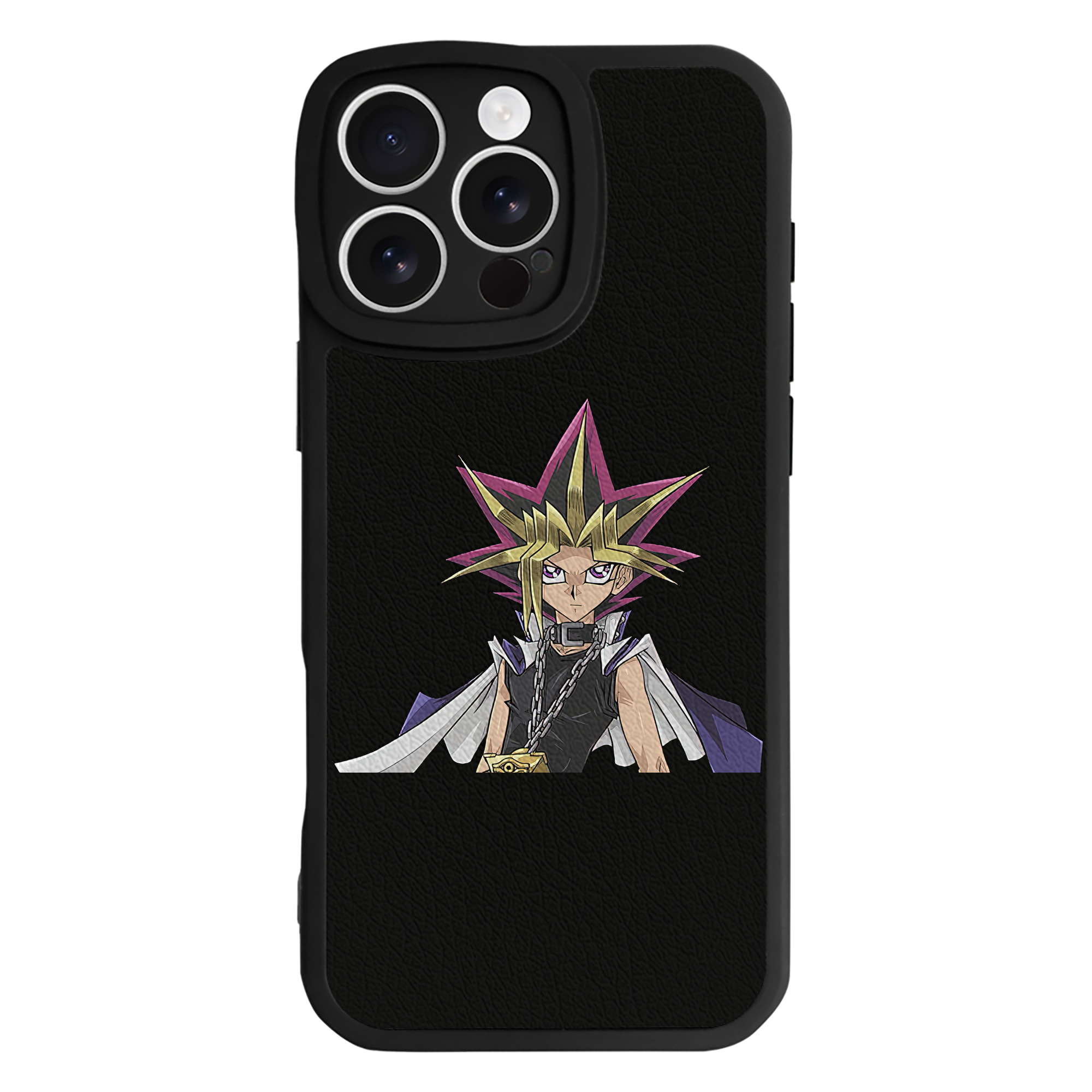 遊☆戯☆王 Yu-Gi-Oh! 【iPhone 16シリーズ対応】シリコンスマホケース（レザー調） 材質：シリコン